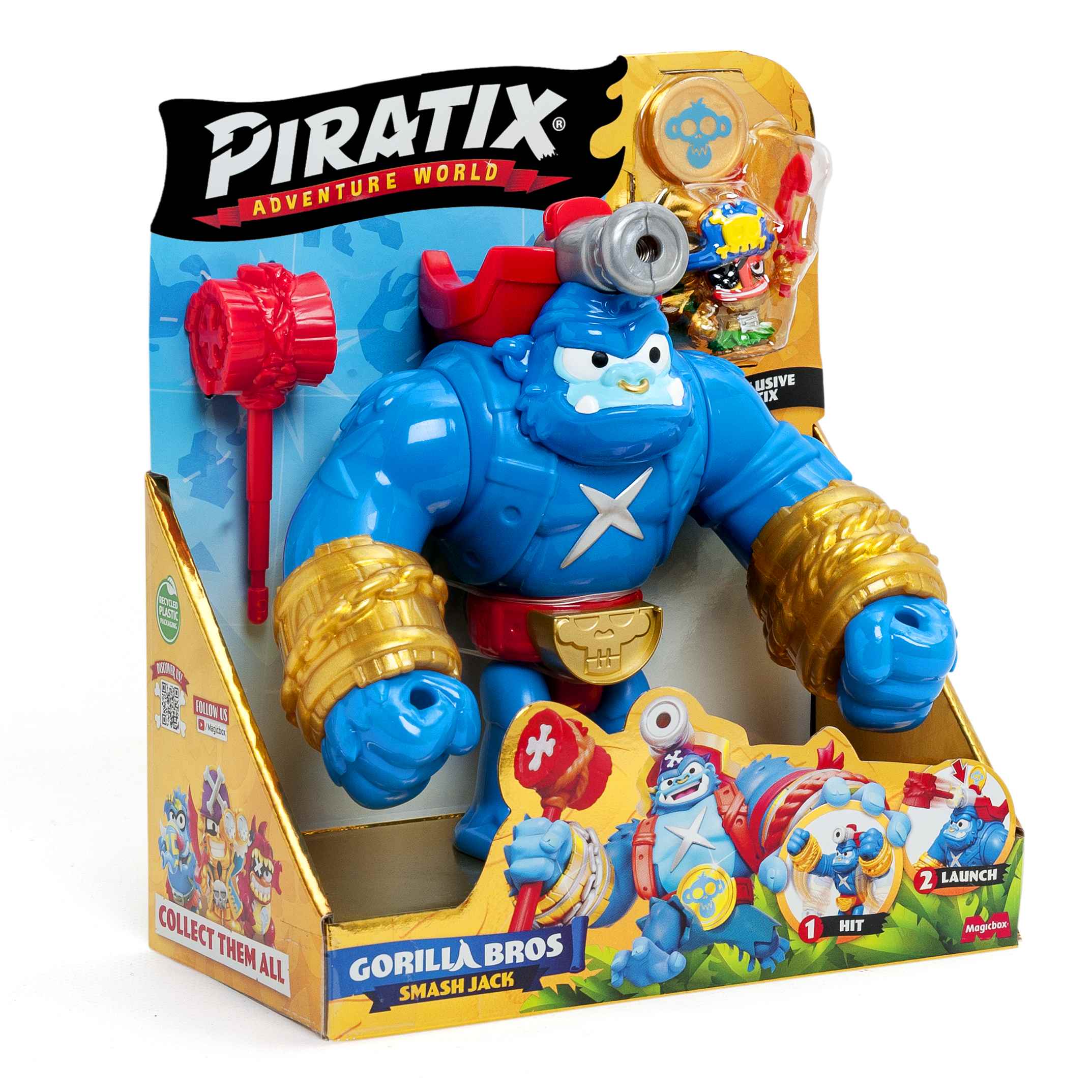 PIRATIX Crazy Jungle Gorilla Brothers Smash Jack