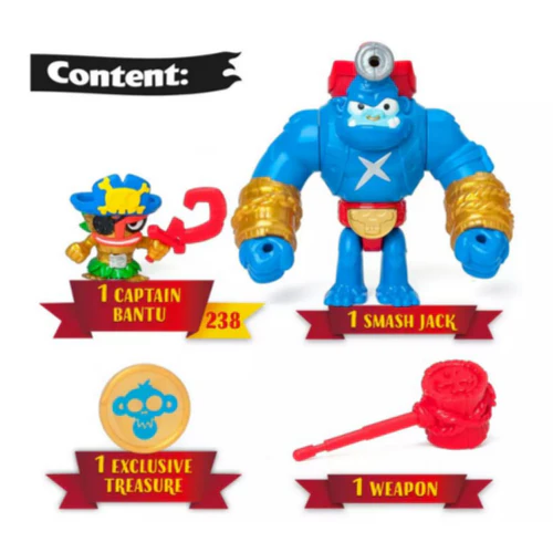 PIRATIX Crazy Jungle Gorilla Brothers Smash Jack - Image 3