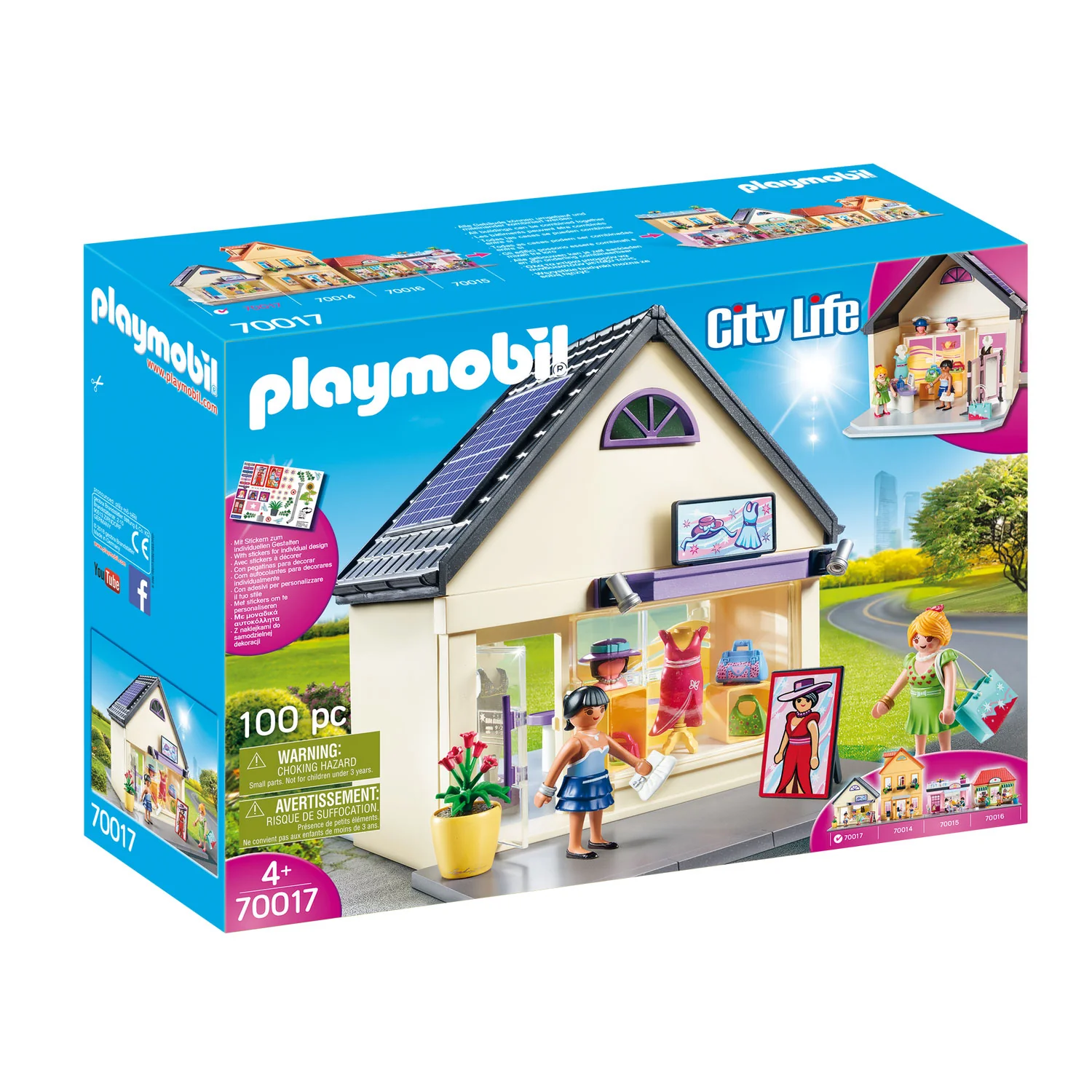 Playmobil 70017 City Life My Little Town Clothes Shop with Interchangable Dresses - Image 2