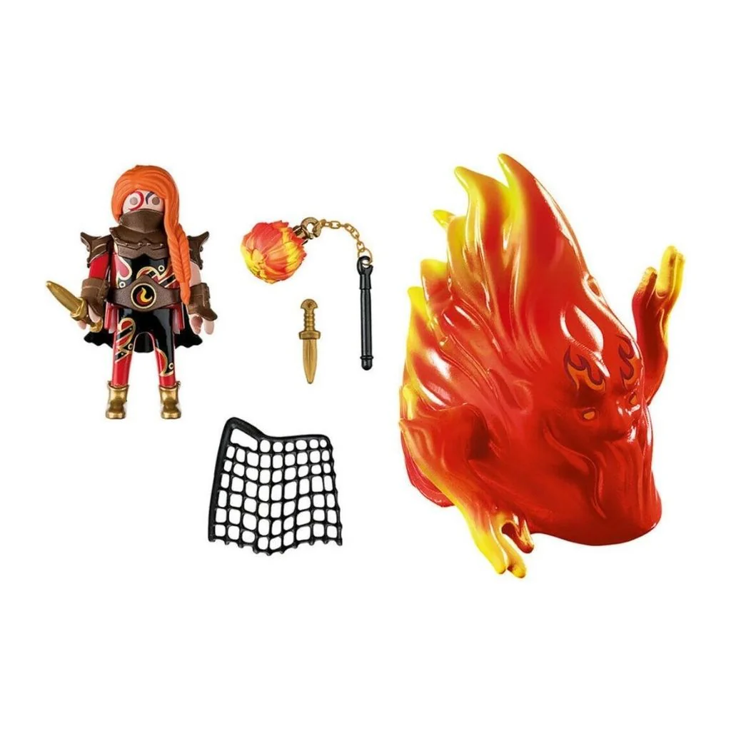 Playmobil 70227 Novelmore Knights Burnham Raiders Spirit of Fire with LED Light Effect - Image 2