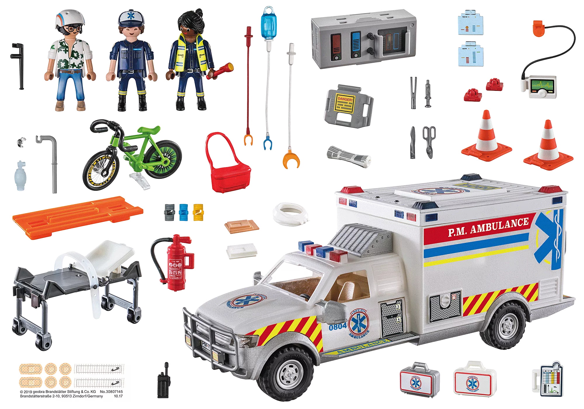 Playmobil 70936 Rescue Vehicles Ambulance with Lights and Sound - Image 2