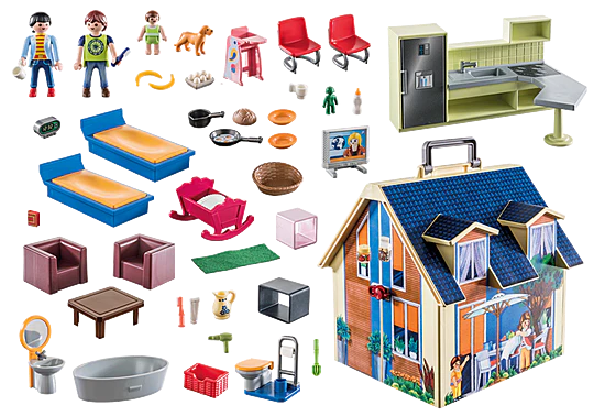 Playmobil 70985 City Life Take Along Dollhouse - Image 2