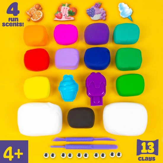 PlayDoh Air Dry Clay Variety Kit Box 13pcs - Image 2