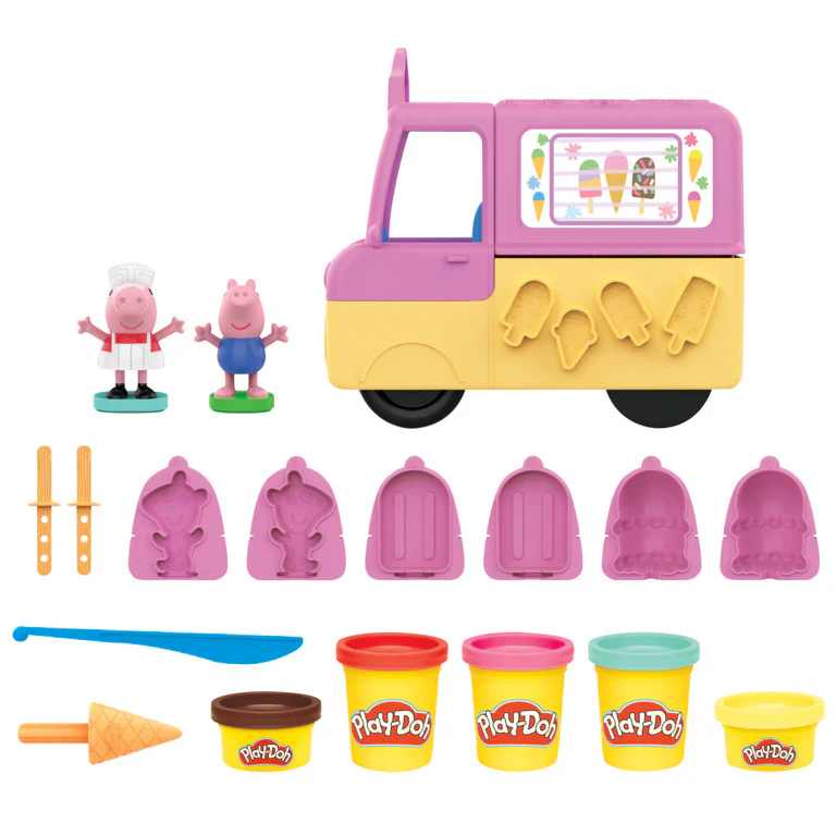 Playdoh Peppas Ice Cream Playset - Image 2