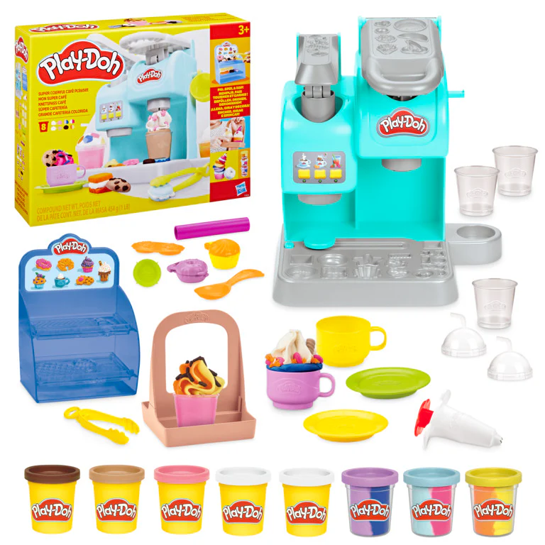 Playdoh Super Colorful Cafe Playset - Image 2