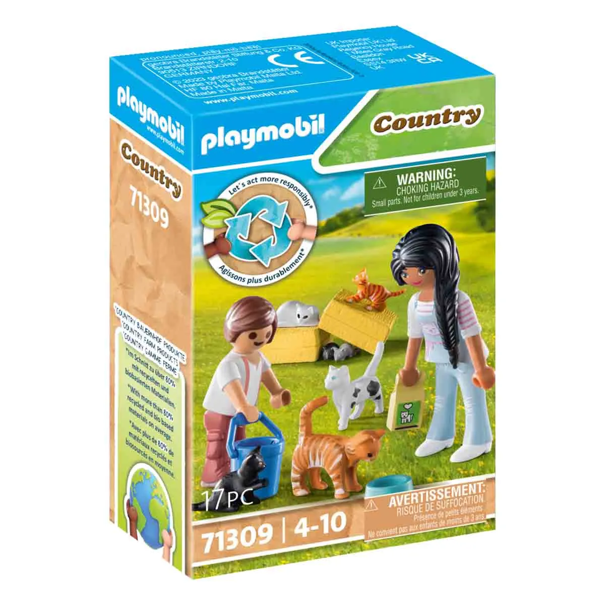 PLAYMOBIL 71309 Country Cat Family