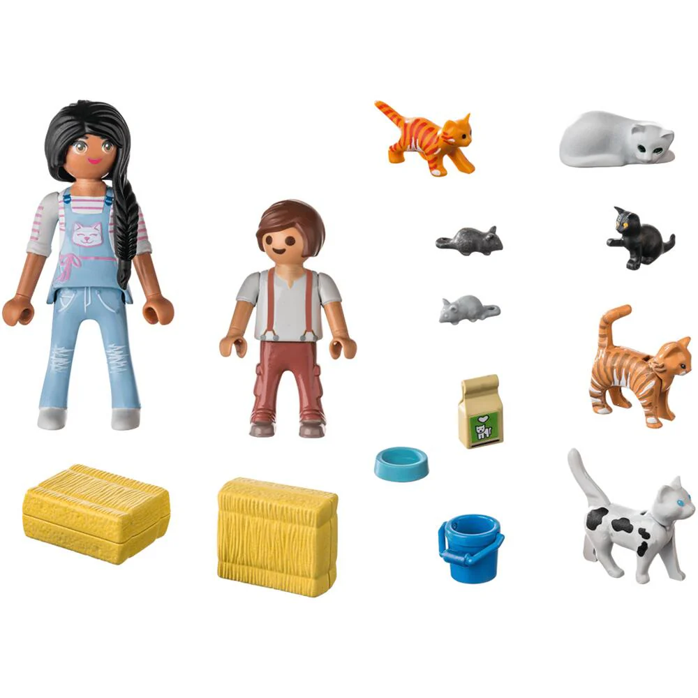 PLAYMOBIL 71309 Country Cat Family - Image 2