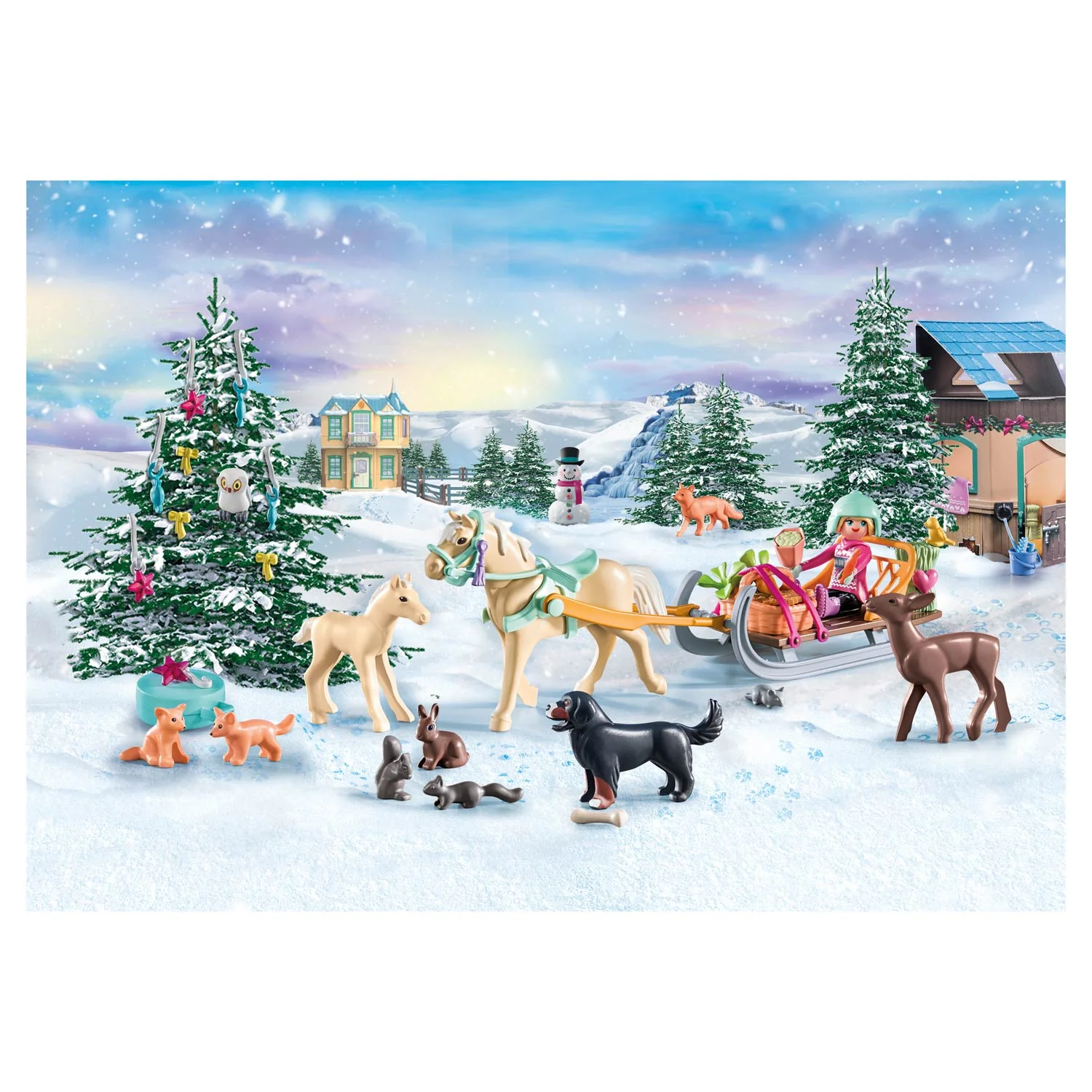 PLAYMOBIL 71345 Advent Calendar Christmas Sleigh - Image 3