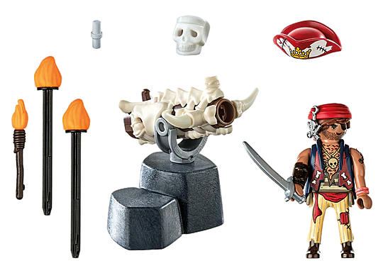 PLAYMOBIL 71421 Pirates Pirate vs. Deeper – Cannon Master - Image 2
