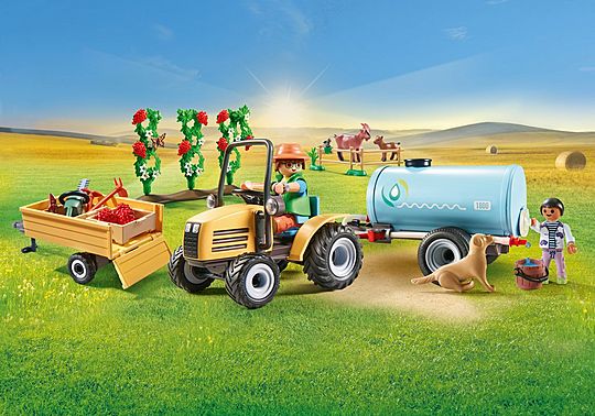 PLAYMOBIL 71442 Country Tractor with Trailer and Water Tank - Image 3