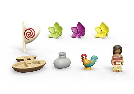 Playmobil 71459 JUNIOR AQUA & Disney: Moana's Sail Boat - Image 3