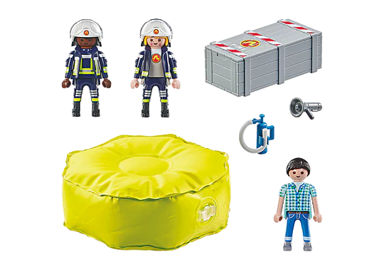 PLAYMOBIL 71465 Action Heroes Firefighters with Air Pillow - Image 2