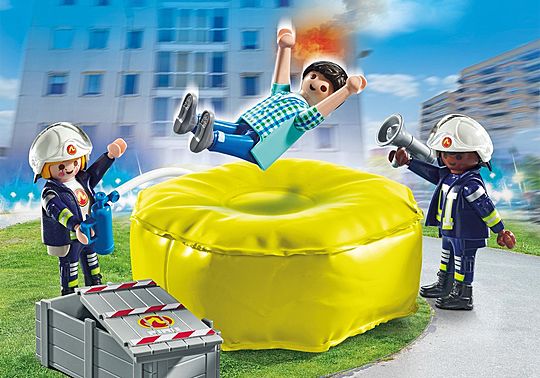 PLAYMOBIL 71465 Action Heroes Firefighters with Air Pillow - Image 3