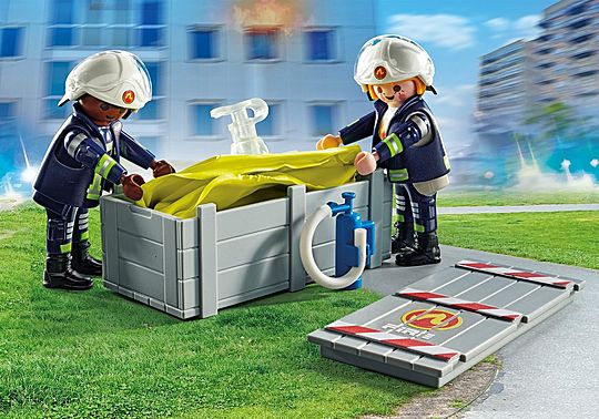 PLAYMOBIL 71465 Action Heroes Firefighters with Air Pillow - Image 4