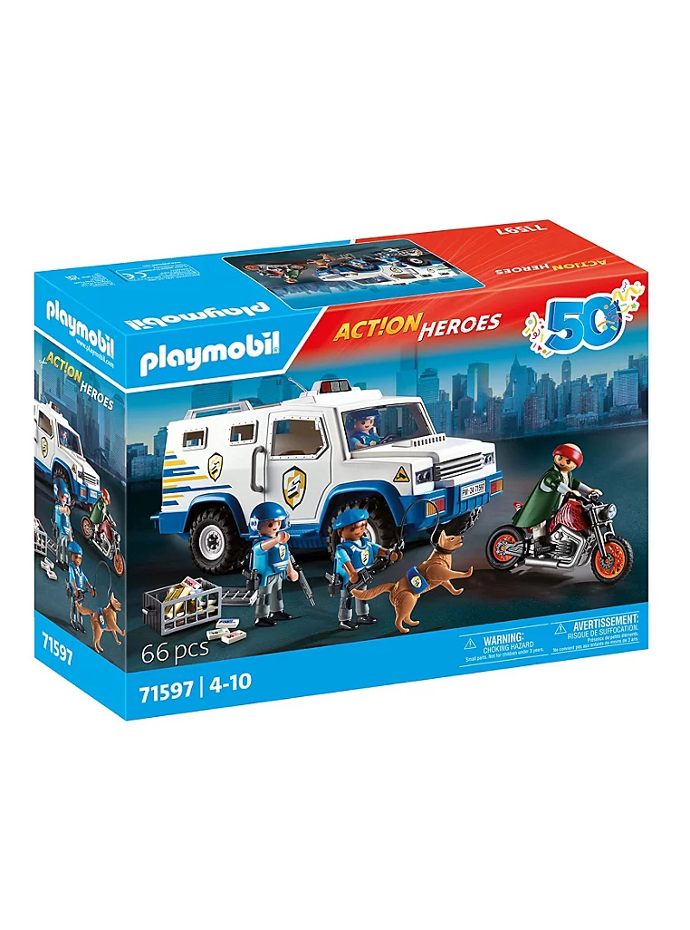 Playmobil 71597 Police Money Transporter