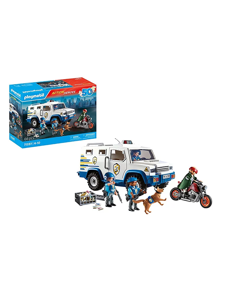 Playmobil 71597 Police Money Transporter - Image 3