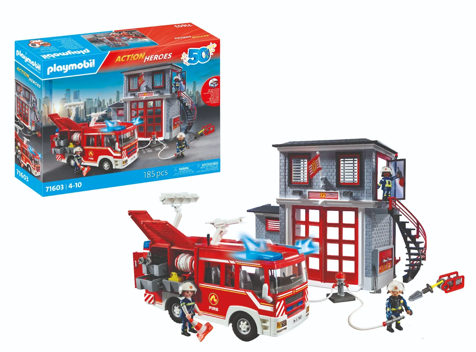 PLAYMOBIL 71603 Fire Rescue Mega Set - Image 2