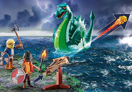 Playmobil 71830 Vikings and Sea Monster Promo Pack - Image 4