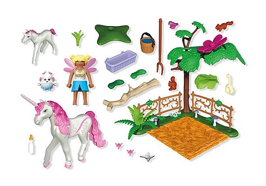 Playmobil 71839 Magical Unicorns Stable for Mother and Foal - Image 3