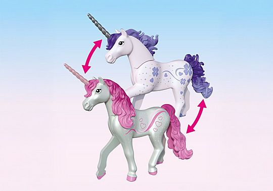 Playmobil 71839 Magical Unicorns Stable for Mother and Foal - Image 5