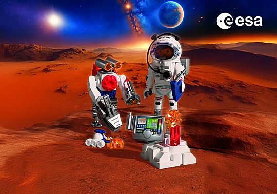 Playmobil 72014 ESA: Astronaut with Robot - Image 4