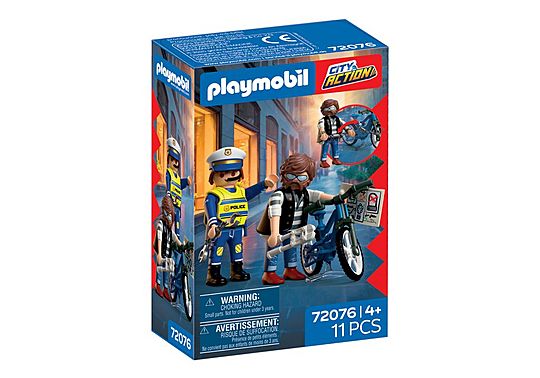 Playmobil 72076 Police Bicycle Robbery