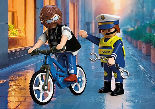 Playmobil 72076 Police Bicycle Robbery - Image 4