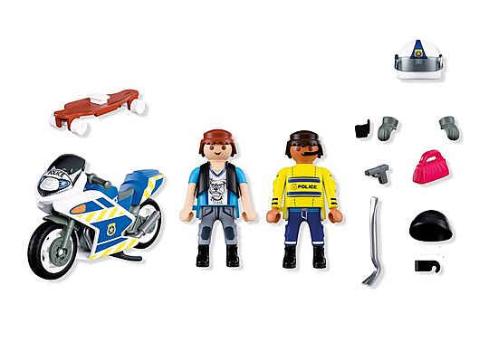 Playmobil 72079 Police Motorcycle Chase - Image 3