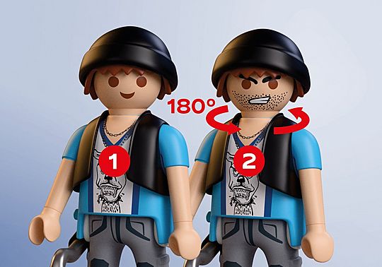 Playmobil 72079 Police Motorcycle Chase - Image 5