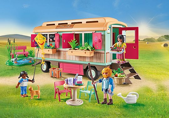 PLAYMOBIL Cozy site trailer cafe 71441 - Image 4