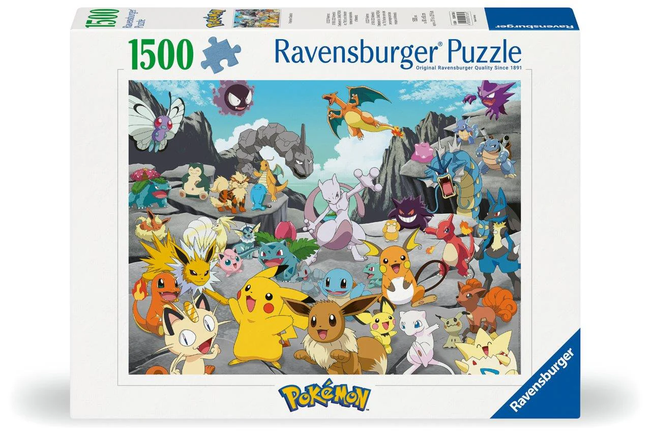 Ravensburger Pokemon Classics 1500 Piece Jigsaw Puzzle - Image 3