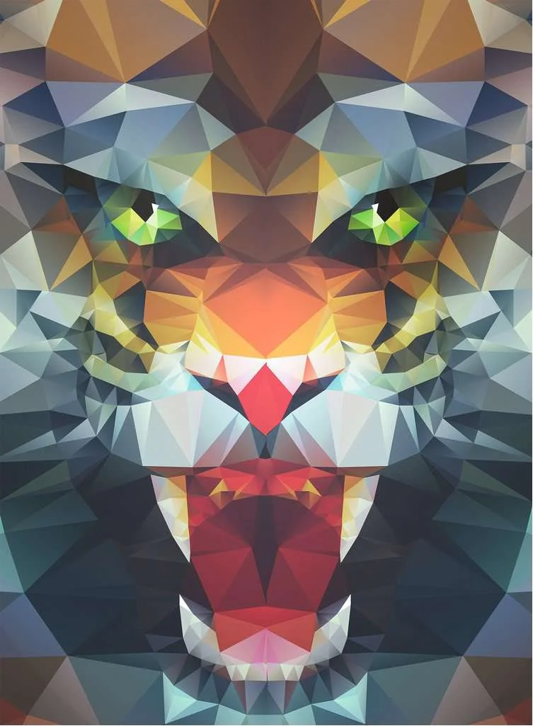 Ravensburger Polygon Lion 500 Piece Jigsaw Puzzle - Image 2