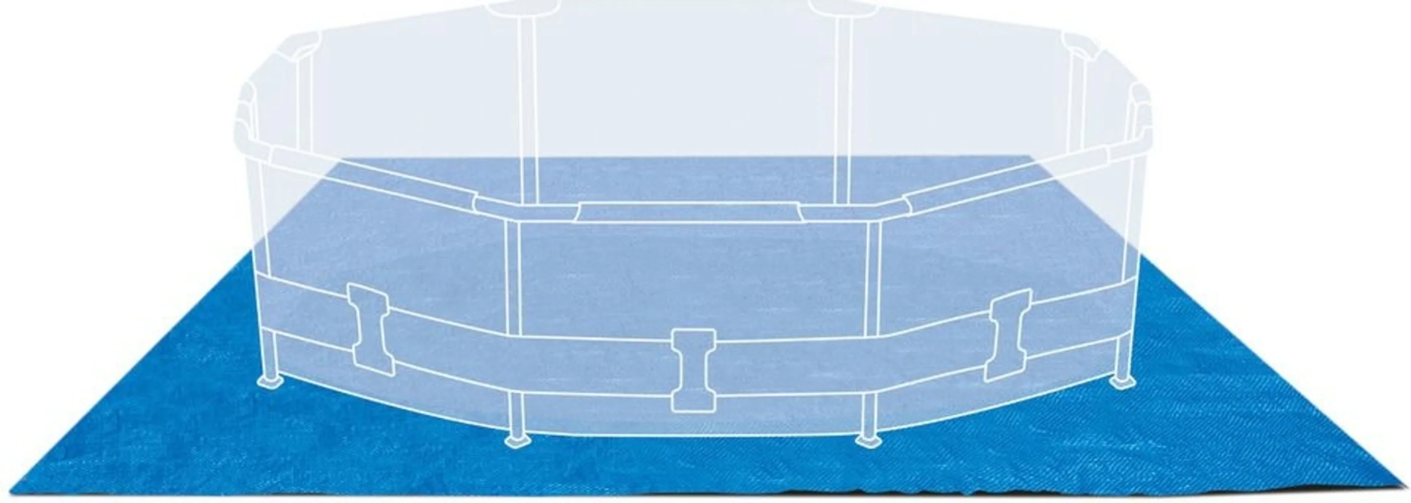 Pool Ground Cloth 4.7m x 4.7m - Image 2