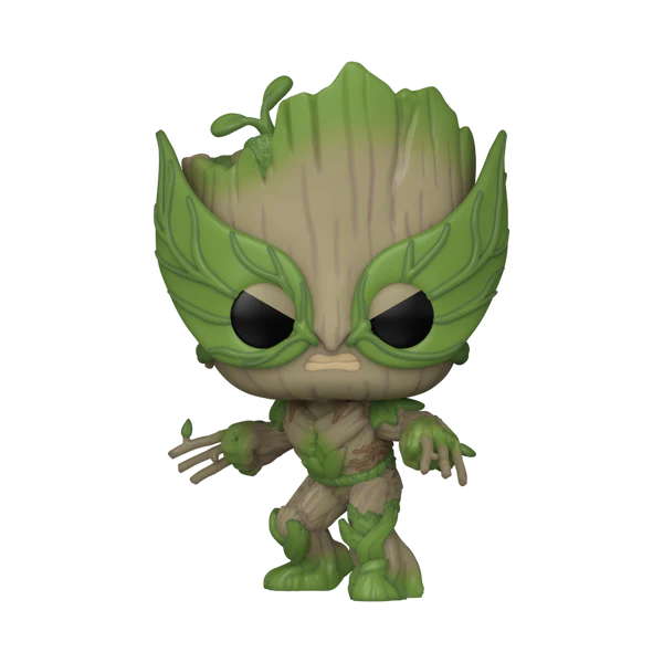 Funko POP! Marvel: We Are Groot - Groot As Wolverine - Image 2