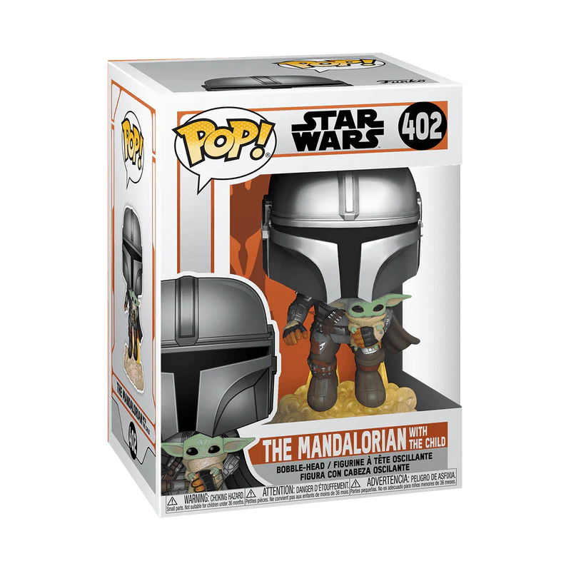 Funko POP Star Wars: The Mandalorian - Mando Flying w/Jet Pack