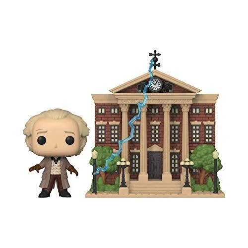 Funko POP! Town: Back To The Future - Doc With Clock Tower - Image 2