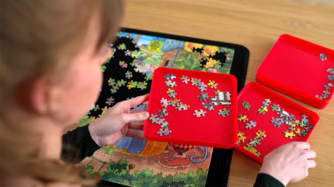 Jumbo Portapuzzle Board up to 1000 Piece - Image 5