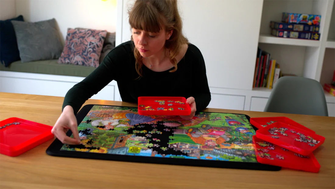 Jumbo Portapuzzle Board up to 1000 Piece - Image 6