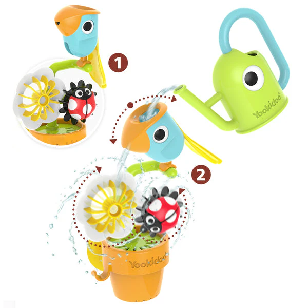 Yookidoo Pour 'N' Spin Tipping Bird Bath Toy - Image 4