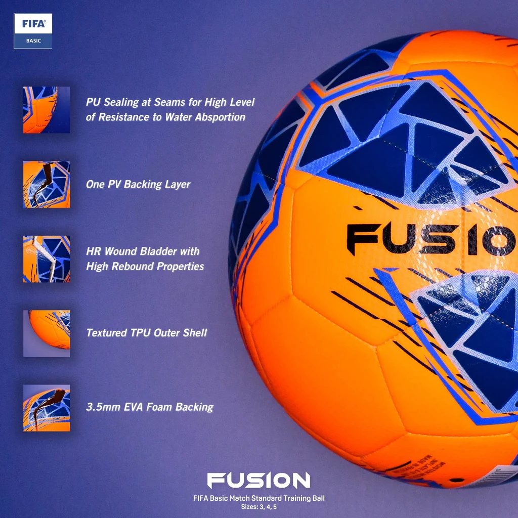 Precision Fusion FIFA Basic Training Ball Orange - Image 4