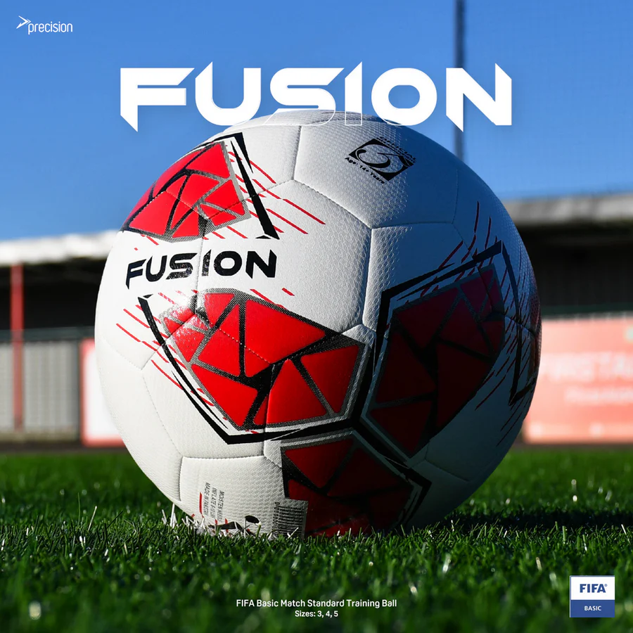 Precision Fusion FIFA Basic Training Ball-Red/White - Image 2