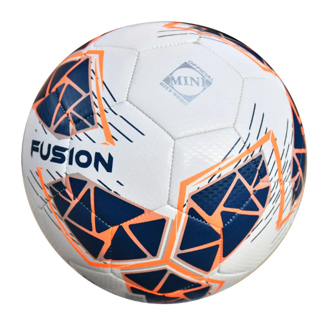 Precision Fusion Mini Size 1 Training Ball White/Navy - Image 3