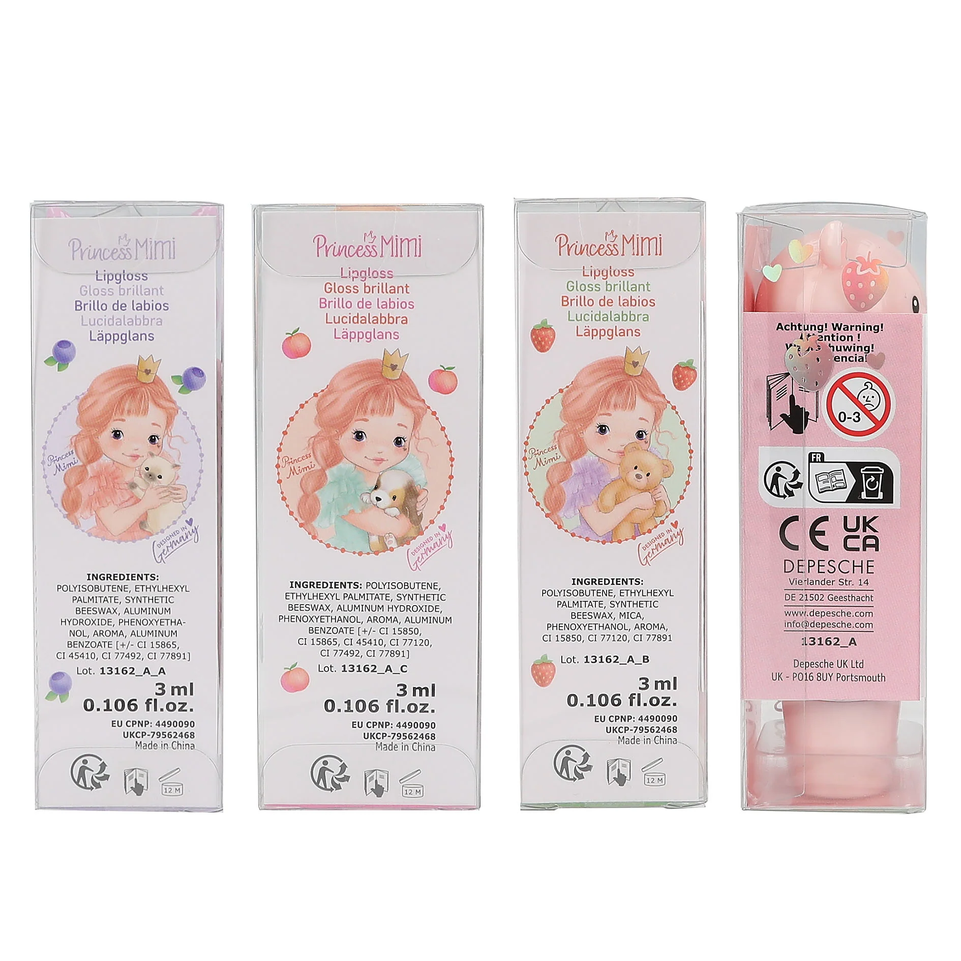 Princess Mimi Lip Gloss Animal Asst - Image 5
