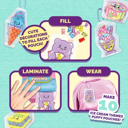 Puffy Pouches Themed Set - Ice Creamery - Image 2