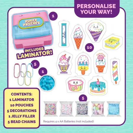 Puffy Pouches Themed Set - Ice Creamery - Image 3