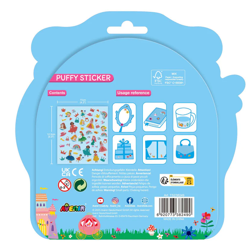 Puffy Stickers Princess - Image 3