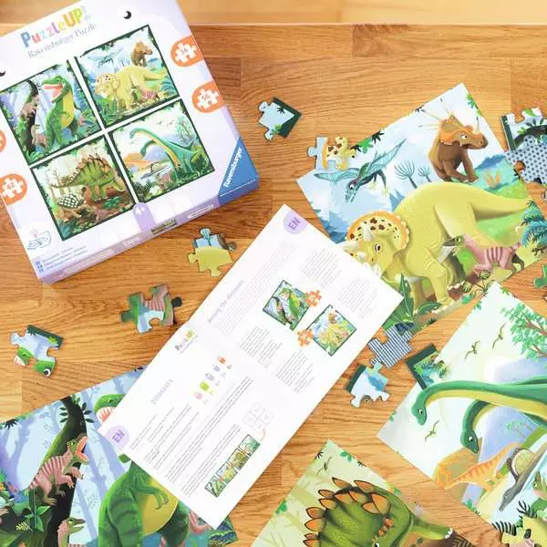 Ravensburger Puzzle Up Dinosaurs 25/36/42/56 Piece Jigsaw Puzzle - Image 3