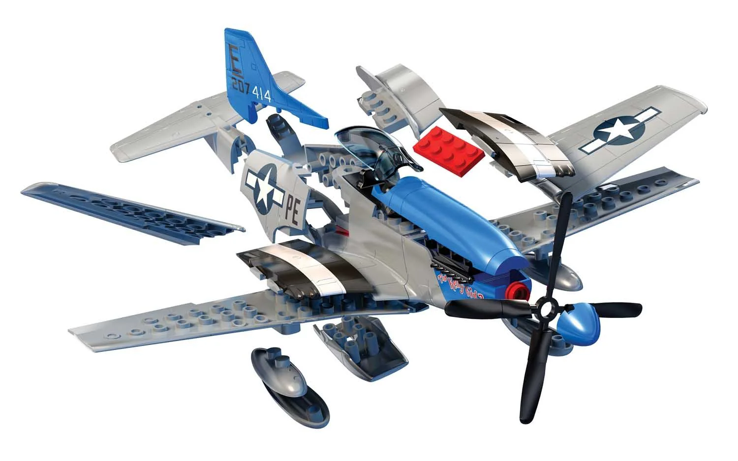 Airfix QUICKBUILD D-Day P-51D Mustang - Image 4