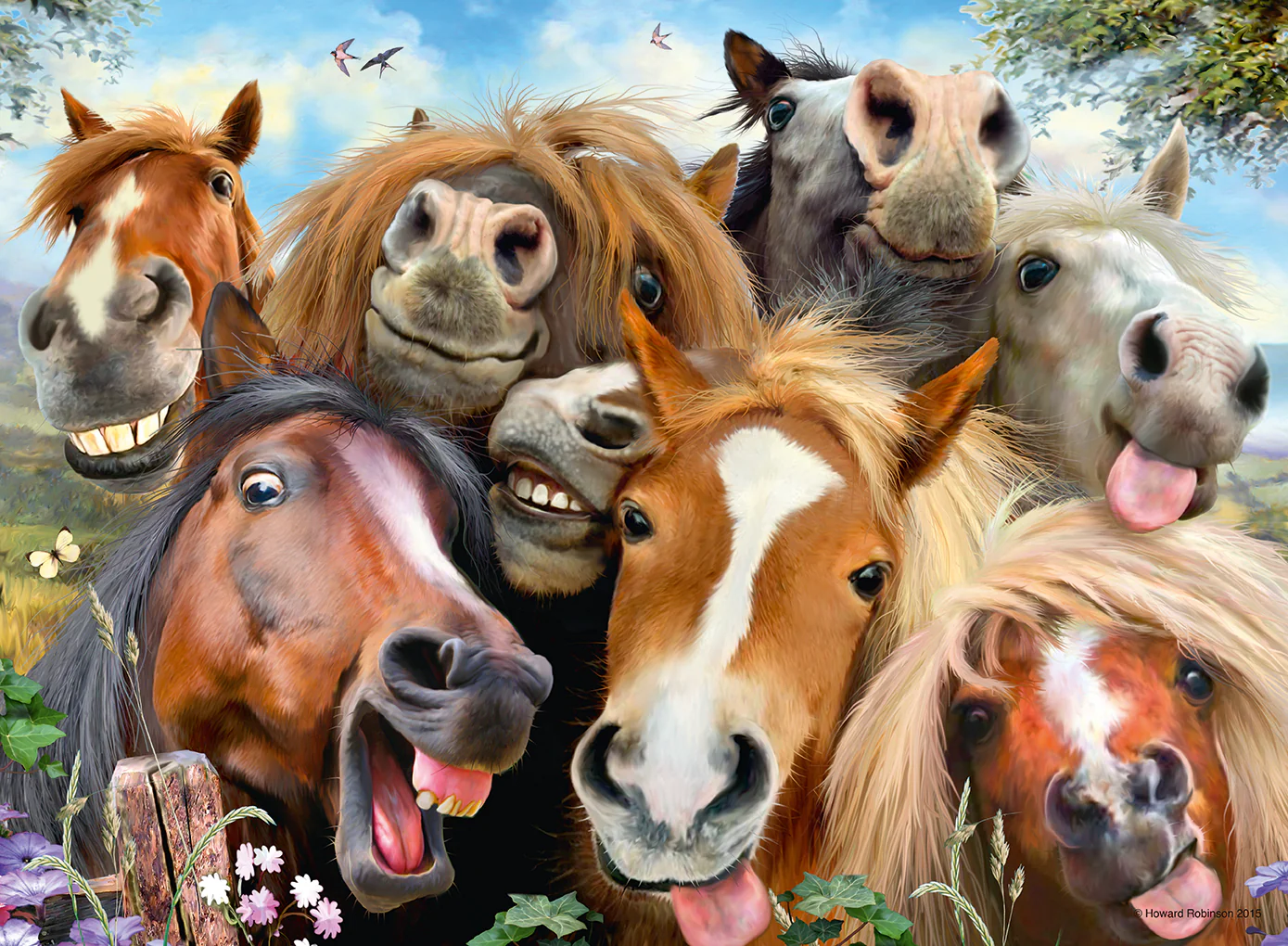 Ravenburger Horsing Around 500 Piece Jigsaw Puzzle - Image 2