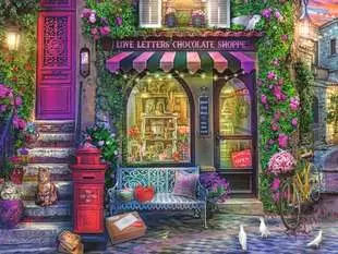 Ravenburger Love letters Chocolate Shop 1500 Piece Jigsaw Puzzle - Image 2